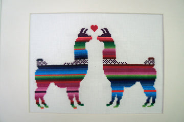 Llama Love Cross Stitch Kit by Simplistitch
